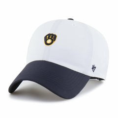 White/Navy Milwaukee Brewers '47 Vista Mini Clean Up brrr° Adjustable Hat