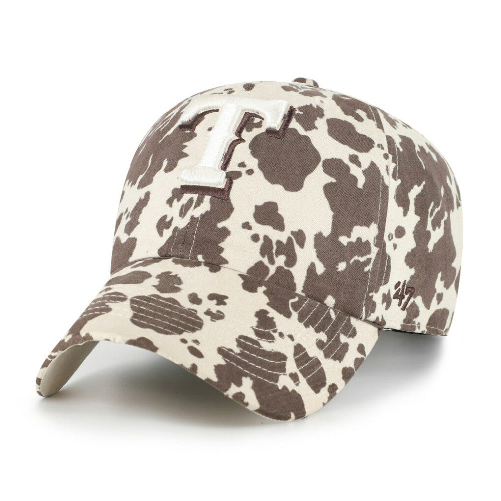 Natural Texas Rangers '47 Women's Bessie Clean Up Adjustable Hat