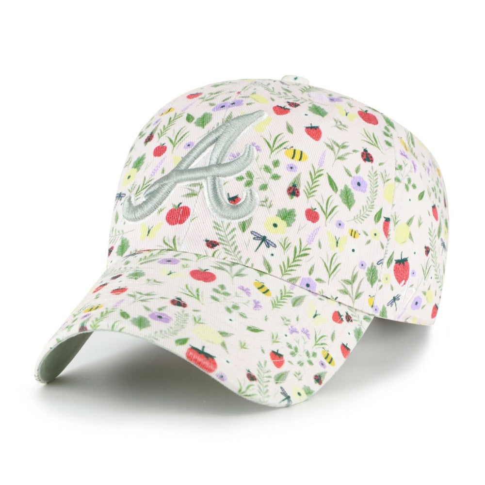Light Pink Atlanta Braves '47 Women's Posey Clean Up Adjustable Hat
