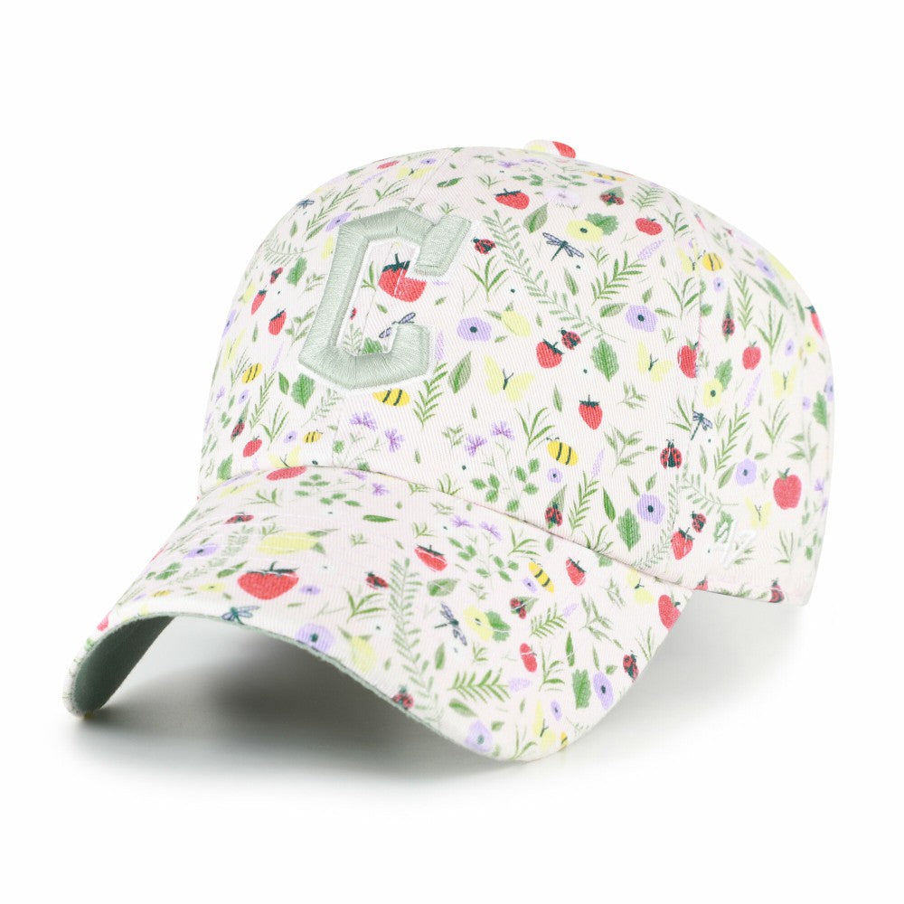 Light Pink Cleveland Guardians '47 Women's Posey Clean Up Adjustable Hat