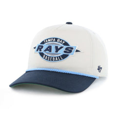 Natural/Navy Tampa Bay Rays '47 Youth Frame Out Hitch Adjustable Hat