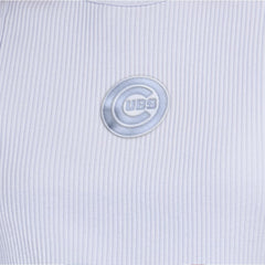 Light Blue Chicago Cubs Starter Women's Pastels Ribbed Tank Top