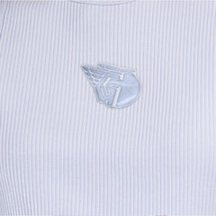 Light Blue Cleveland Guardians Starter Women's Pastels Ribbed Tank Top