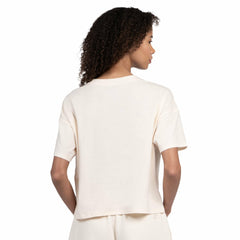 Cream Milwaukee Brewers Starter Women's Pastels Boxy Cropped T-Shirt