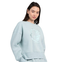 Mint Baltimore Orioles Starter Women's Pastels Boxy Fleece Sweatshirt