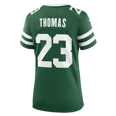 Azareye'h Thomas Women's Team Game Jersey - New York Jets Jerseys