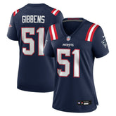 Jack Gibbens Women's Team Game Jersey - New England Patriots Jerseys