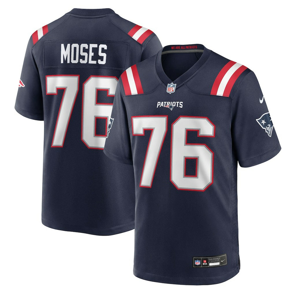 Morgan Moses Team Game Jersey - New England Patriots Jerseys