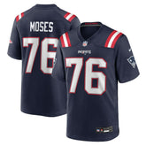 Morgan Moses Team Game Jersey - New England Patriots Jerseys