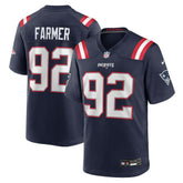 Joshua Farmer Team Game Jersey - New England Patriots Jerseys
