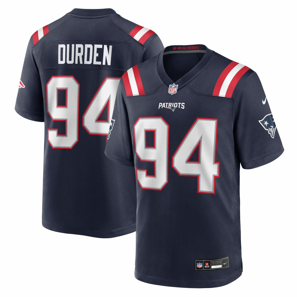 Cory Durden Team Game Jersey - New England Patriots Jerseys