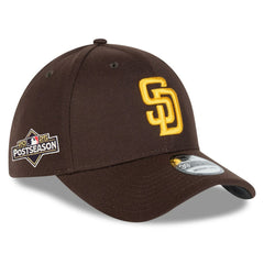 Brown San Diego Padres New Era 2025 MLB Postseason Side Patch 39THIRTY Flex Hat