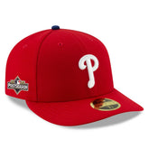 Red Philadelphia Phillies New Era 2025 MLB Postseason Side Patch Low Profile 59FIFTY Fitted Hat