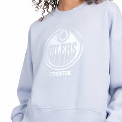 NHL Edmonton Oilers Starter Women's Boxy Cropped Sweatshirt