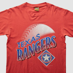 Red Texas Rangers Nutmeg Mills 1996 T-Shirt
