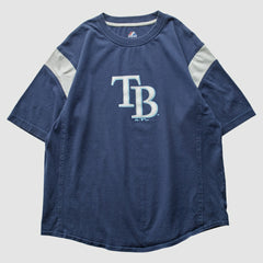 Navy Tampa Bay Rays Majestic 2009 T-Shirt