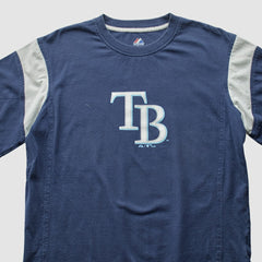 Navy Tampa Bay Rays Majestic 2009 T-Shirt