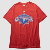 Red Texas Rangers Majestic 2010 T-Shirt