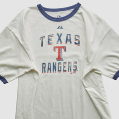White Texas Rangers Majestic 2010 T-Shirt