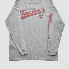Gray Minnesota Twins CSA 2000s T-Shirt