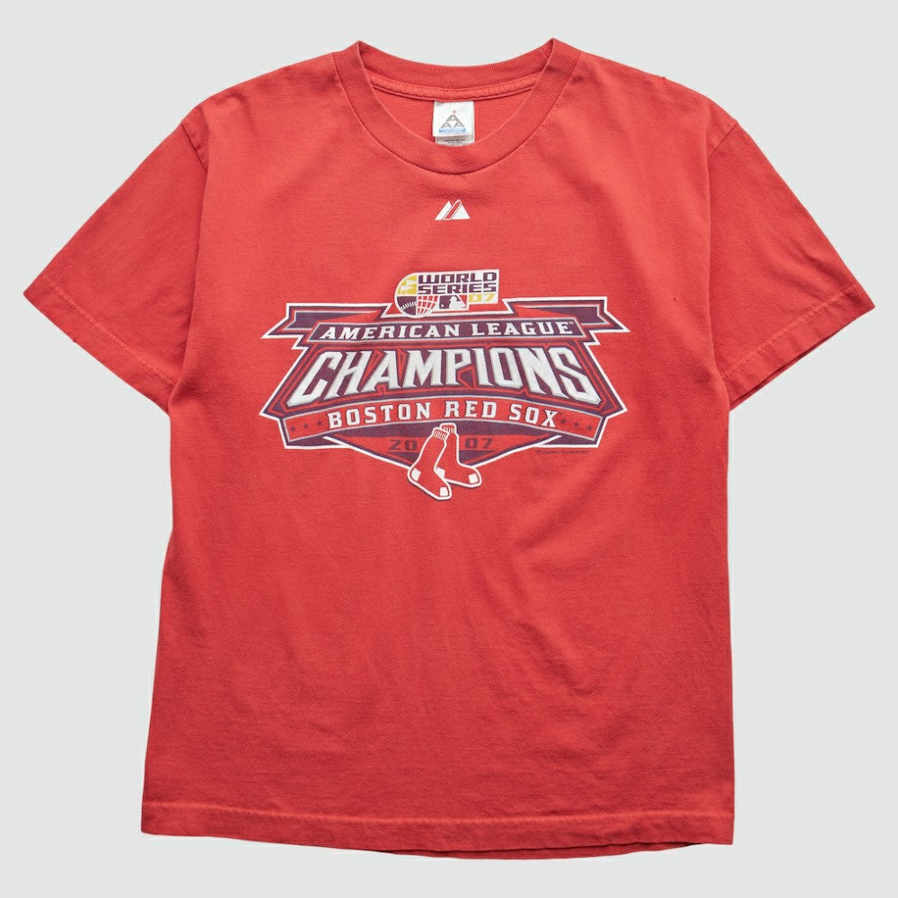 Red Boston Red Sox Majestic 2007 T-Shirt