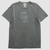 Gray Colorado Rockies Majestic 2000s T-Shirt