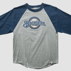 Gray Milwaukee Brewers 2000s T-Shirt