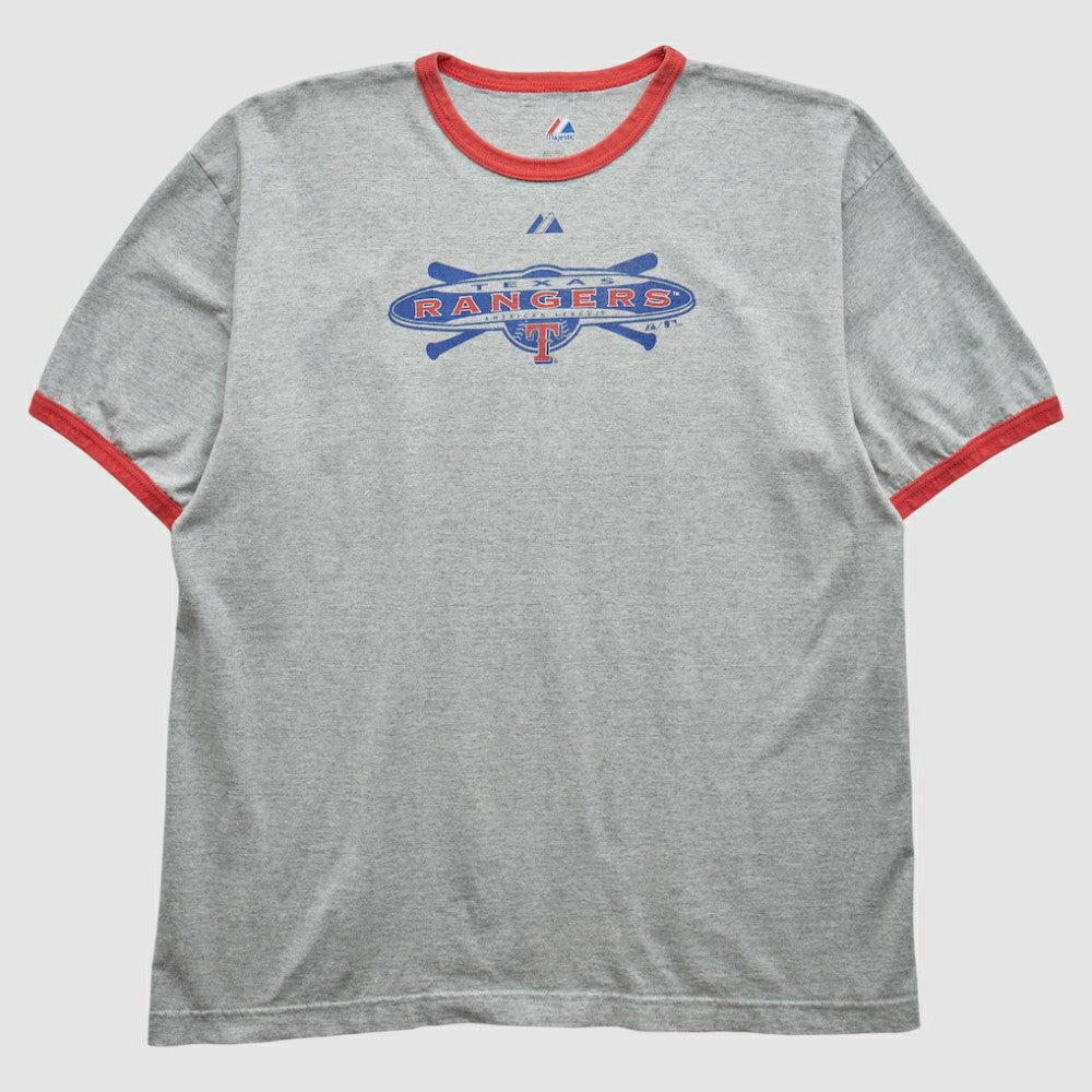 Heather Gray Texas Rangers Majestic 2010 T-Shirt