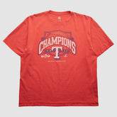 Red Texas Rangers Majestic 2011 T-Shirt