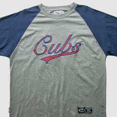 Gray Chicago Cubs Mirage 2000s T-Shirt