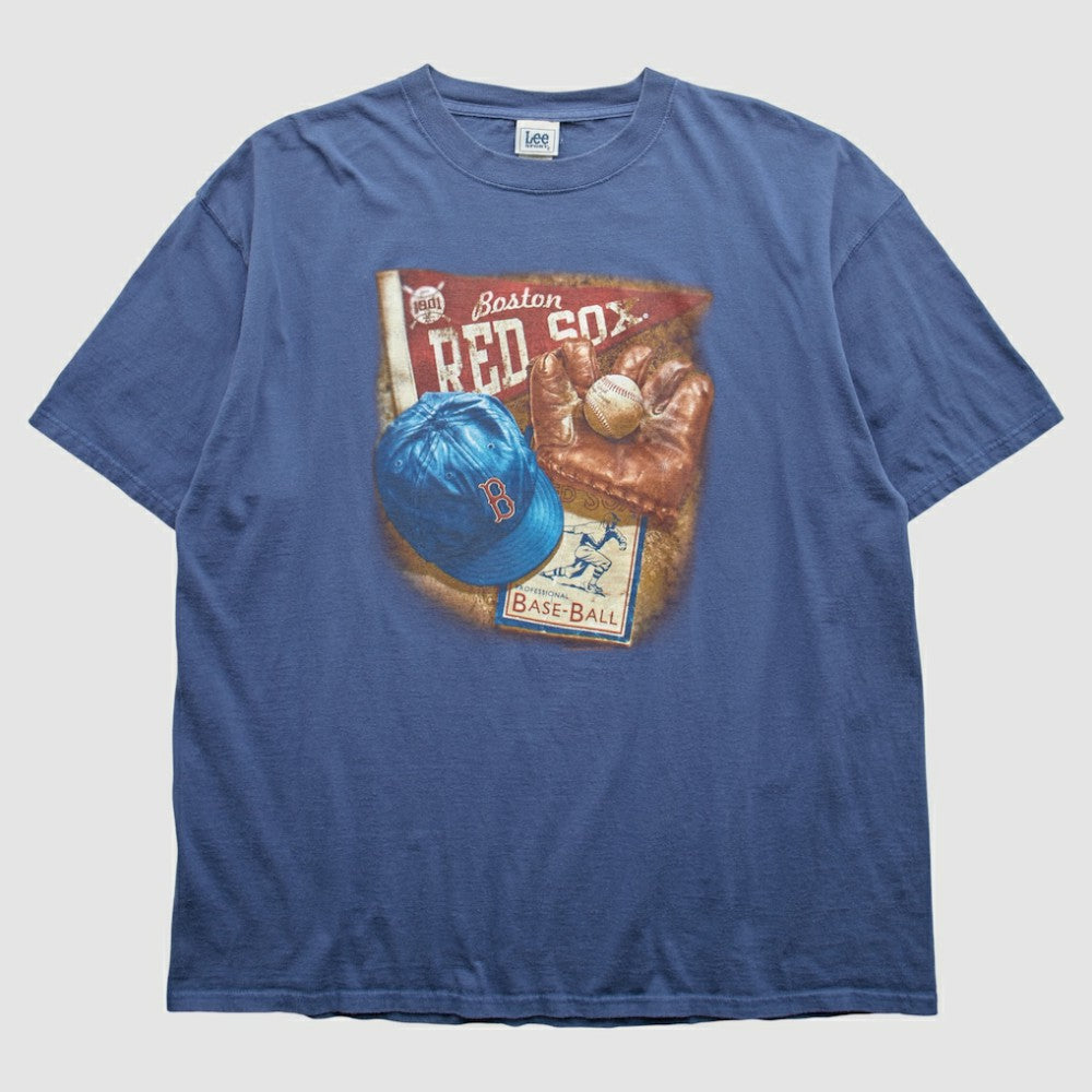 Blue Boston Red Sox Lee Apparel 2000s T-Shirt