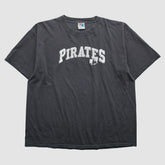 Gray Pittsburgh Pirates Majestic 2000s T-Shirt