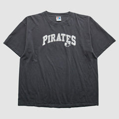 Gray Pittsburgh Pirates Majestic 2000s T-Shirt