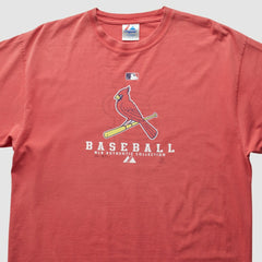 Red St. Louis Cardinals Majestic 2000s T-Shirt