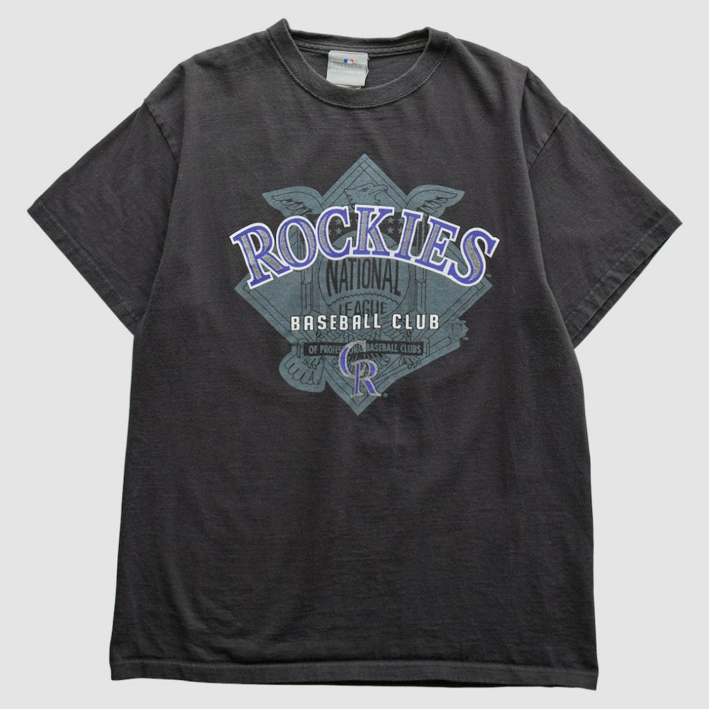 Black Colorado Rockies 2000s T-Shirt
