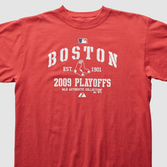 Red Boston Red Sox Majestic 2000s T-Shirt