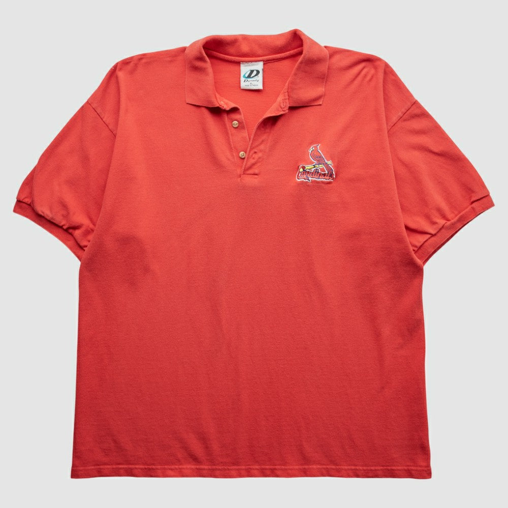 Red St. Louis Cardinals Dynasty 2000s Polo