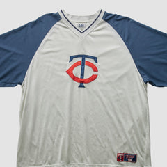White Minnesota Twins Lee Apparel 2000s T-Shirt