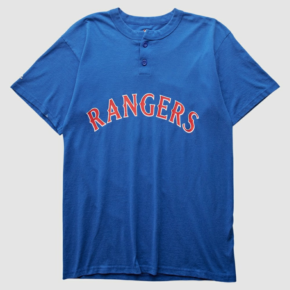 Blue Texas Rangers Majestic 2000s T-Shirt