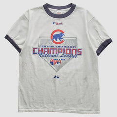 White Chicago Cubs Majestic 2007 T-Shirt