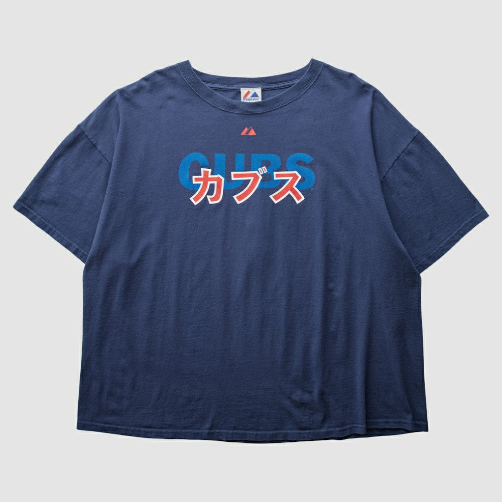 Navy Chicago Cubs Majestic 2000s T-Shirt