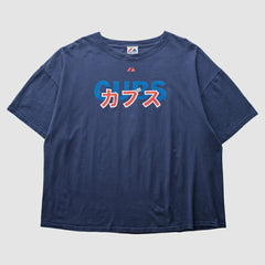 Navy Chicago Cubs Majestic 2000s T-Shirt