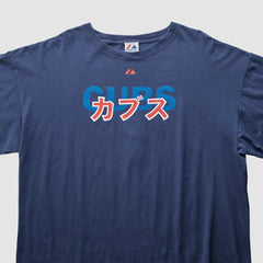 Navy Chicago Cubs Majestic 2000s T-Shirt