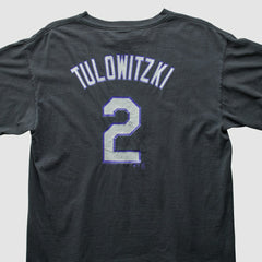 Black Colorado Rockies Majestic 2000s T-Shirt