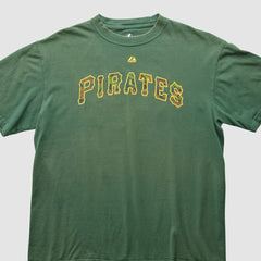 Green Pittsburgh Pirates Majestic 2000s T-Shirt