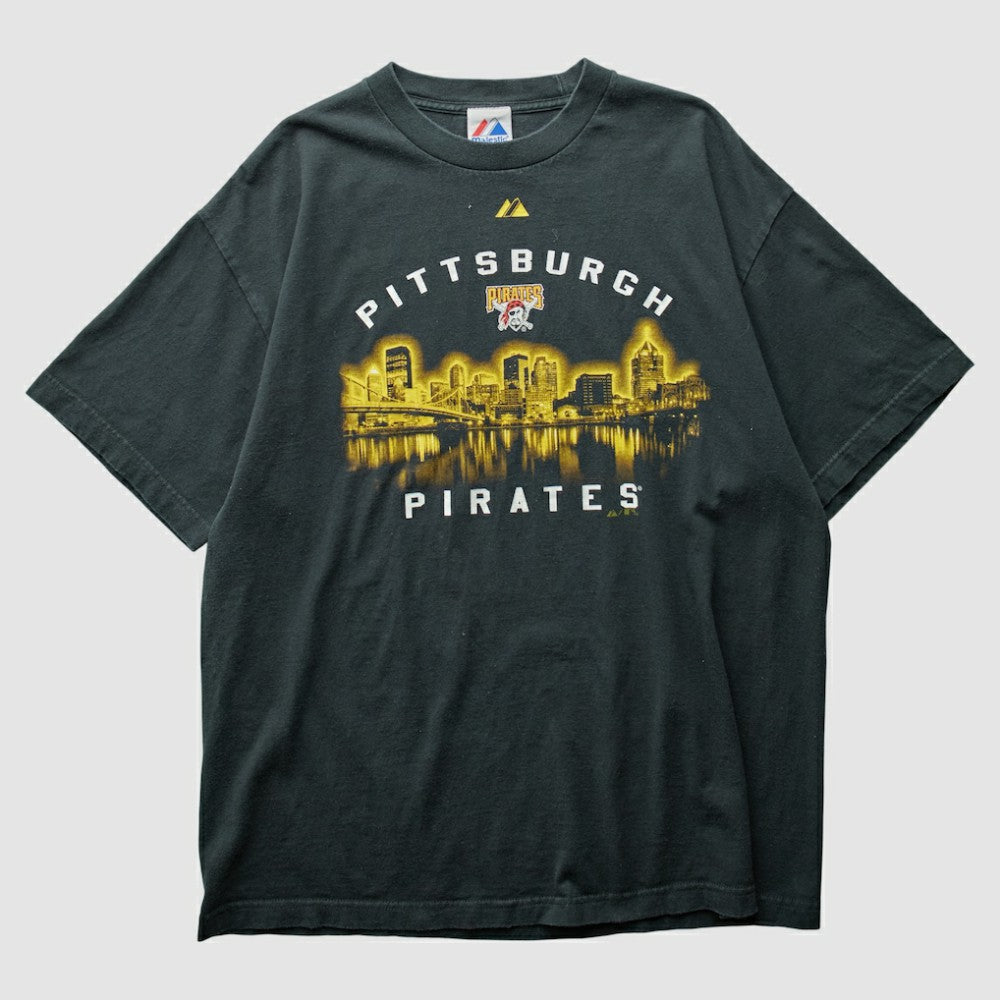 Black Pittsburgh Pirates Majestic 2000s T-Shirt