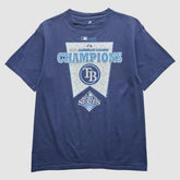 Blue Tampa Bay Rays Majestic 2008 T-Shirt