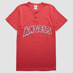 Red Los Angeles Angels Majestic 90s T-Shirt