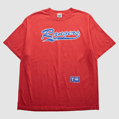 Red Texas Rangers Lee Apparel 2000s T-Shirt