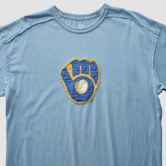 Light Blue Milwaukee Brewers 2000s T-Shirt
